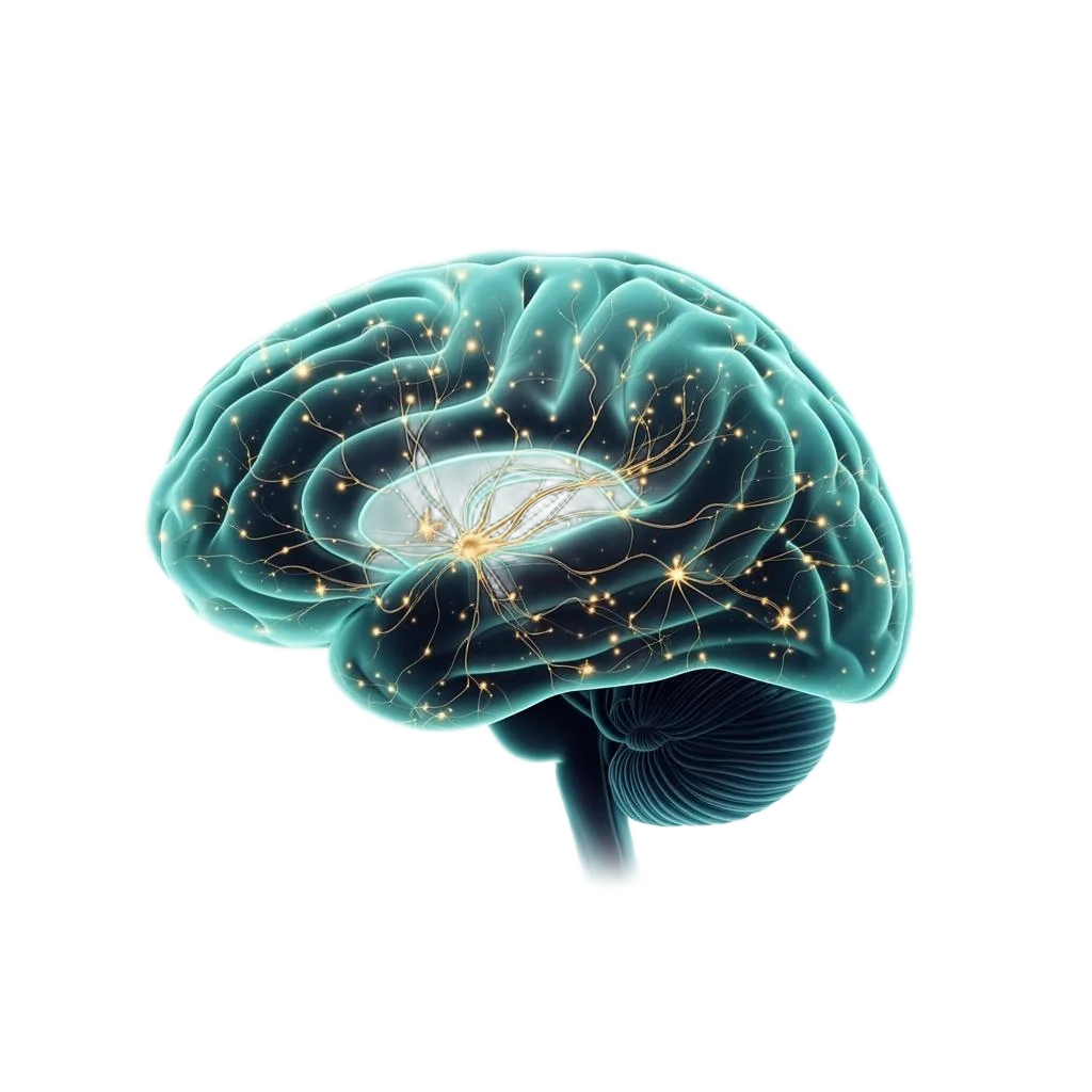 Neural pathways illustration representing integrated psychiatry and neurology